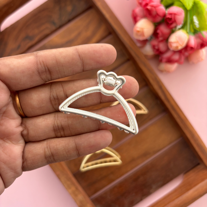 Metal Curve D Shape Hair Claw