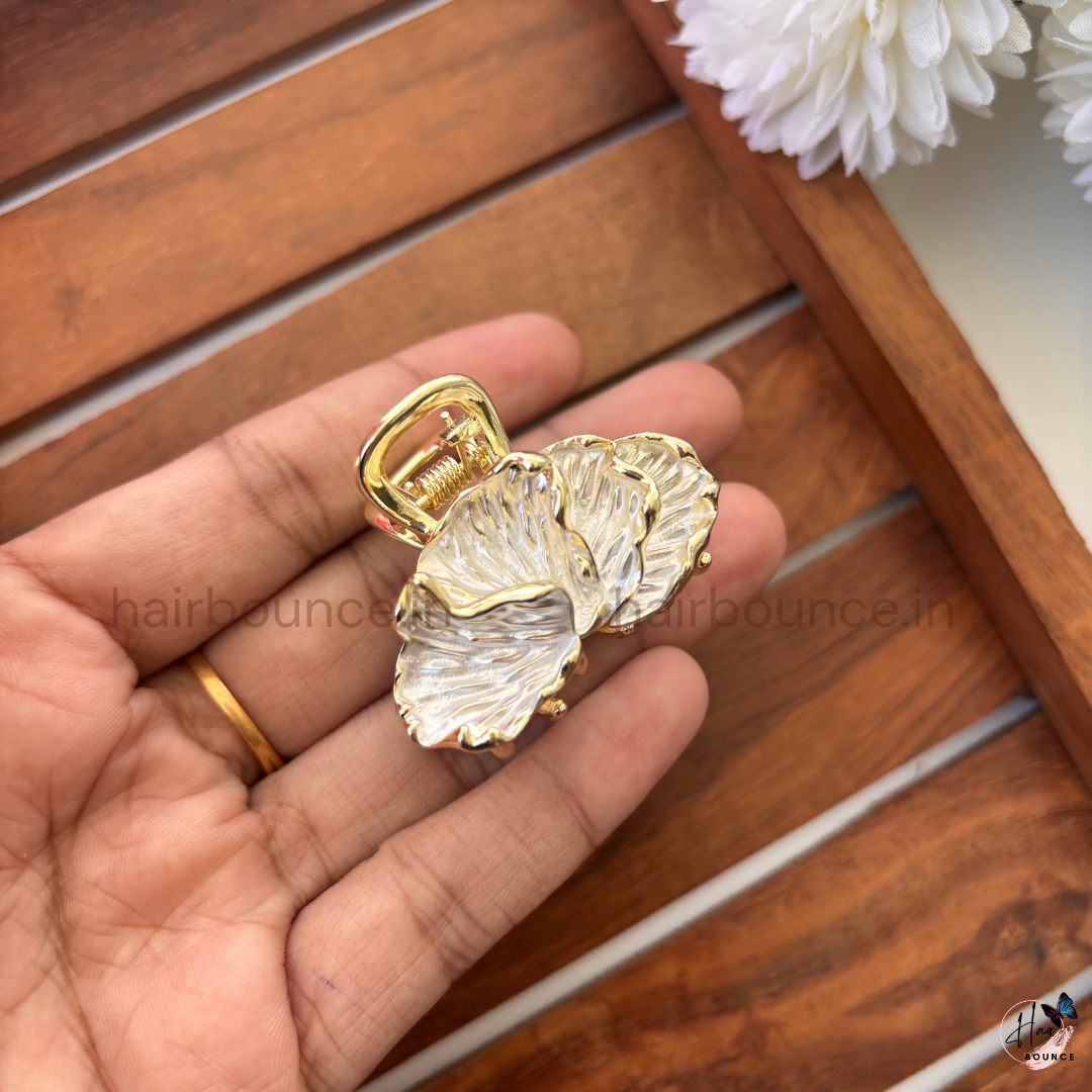 Twisted Petal Luxe Hair Claw – Medium
