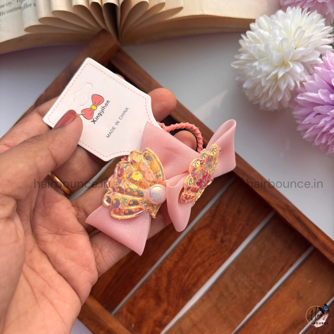 Mermaid Shell Bow Rubber Bands