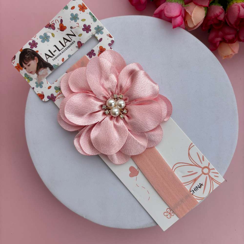 New Born Flower Pearl Headband