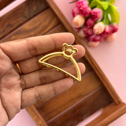 Metal Curve D Shape Hair Claw