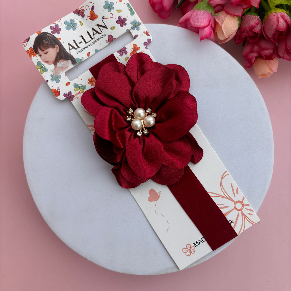New Born Flower Pearl Headband