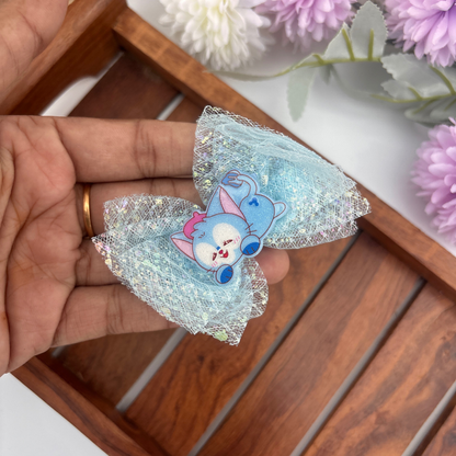 Toy Bow Alligator Clip