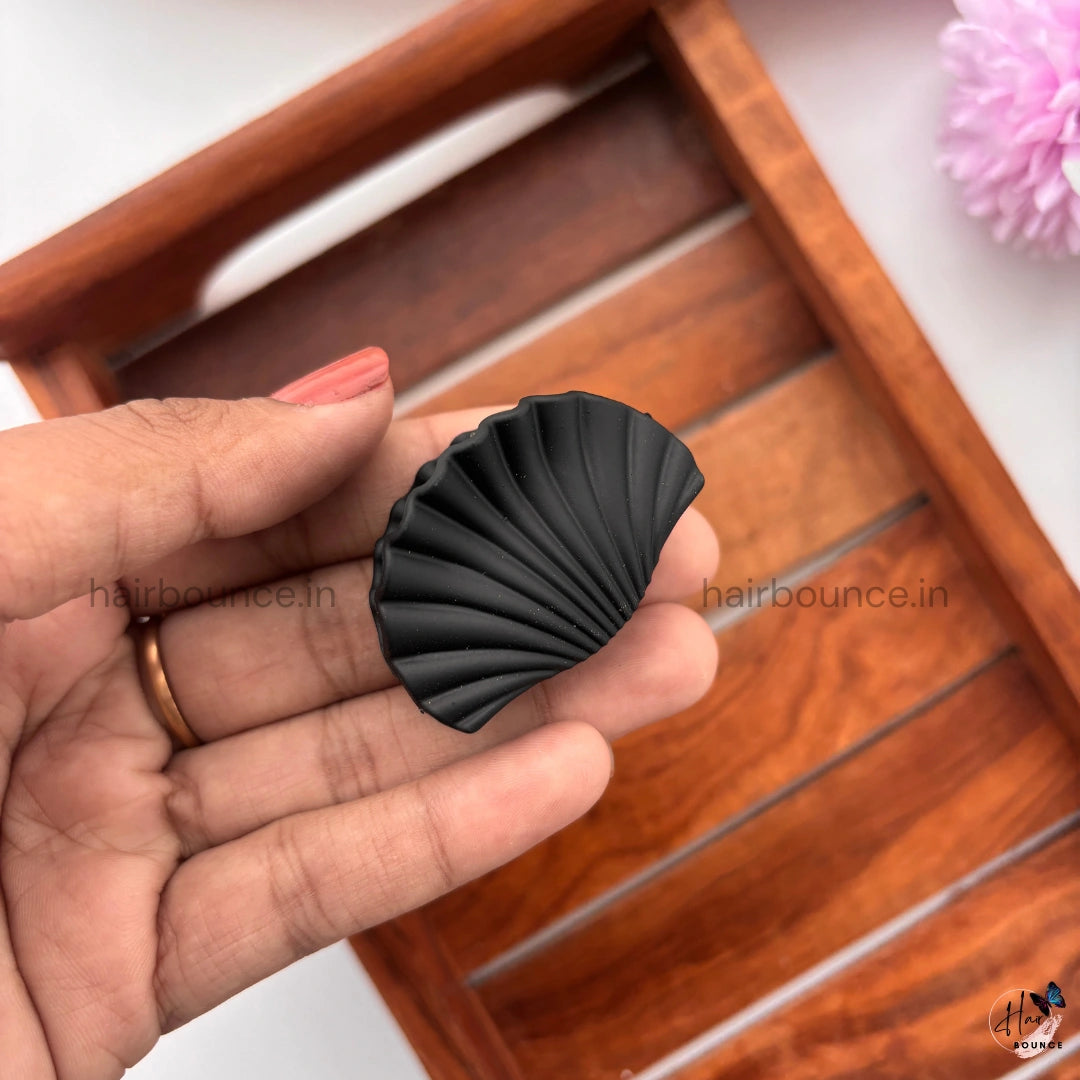 Pastel Shades Shell Hair Claw – Small