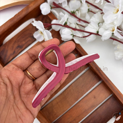 Dual Colour  Loop Hair Claw - Large