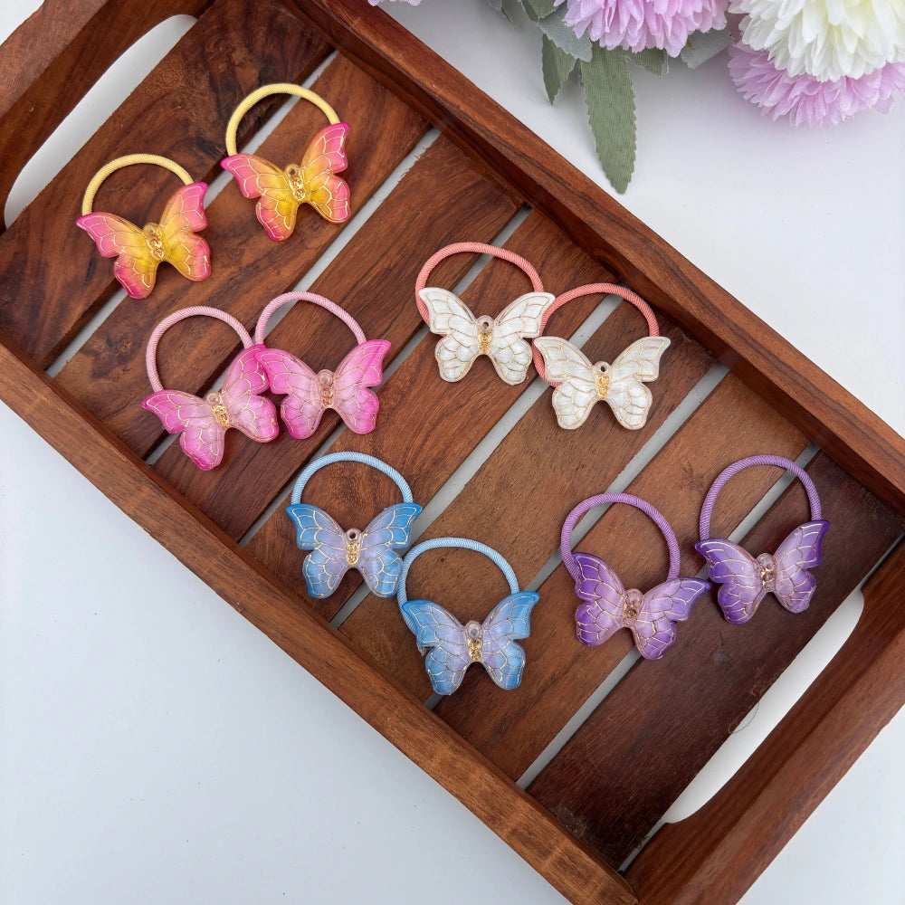 Fairy Wings Butterfly Rubber Bands