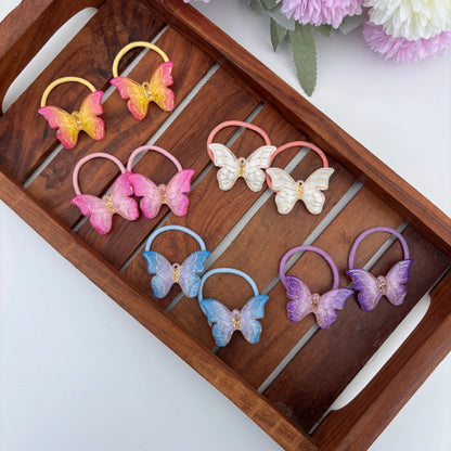 Fairy Wings Butterfly Rubber Bands