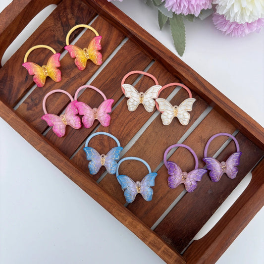 Fairy Wings Butterfly Rubber Bands