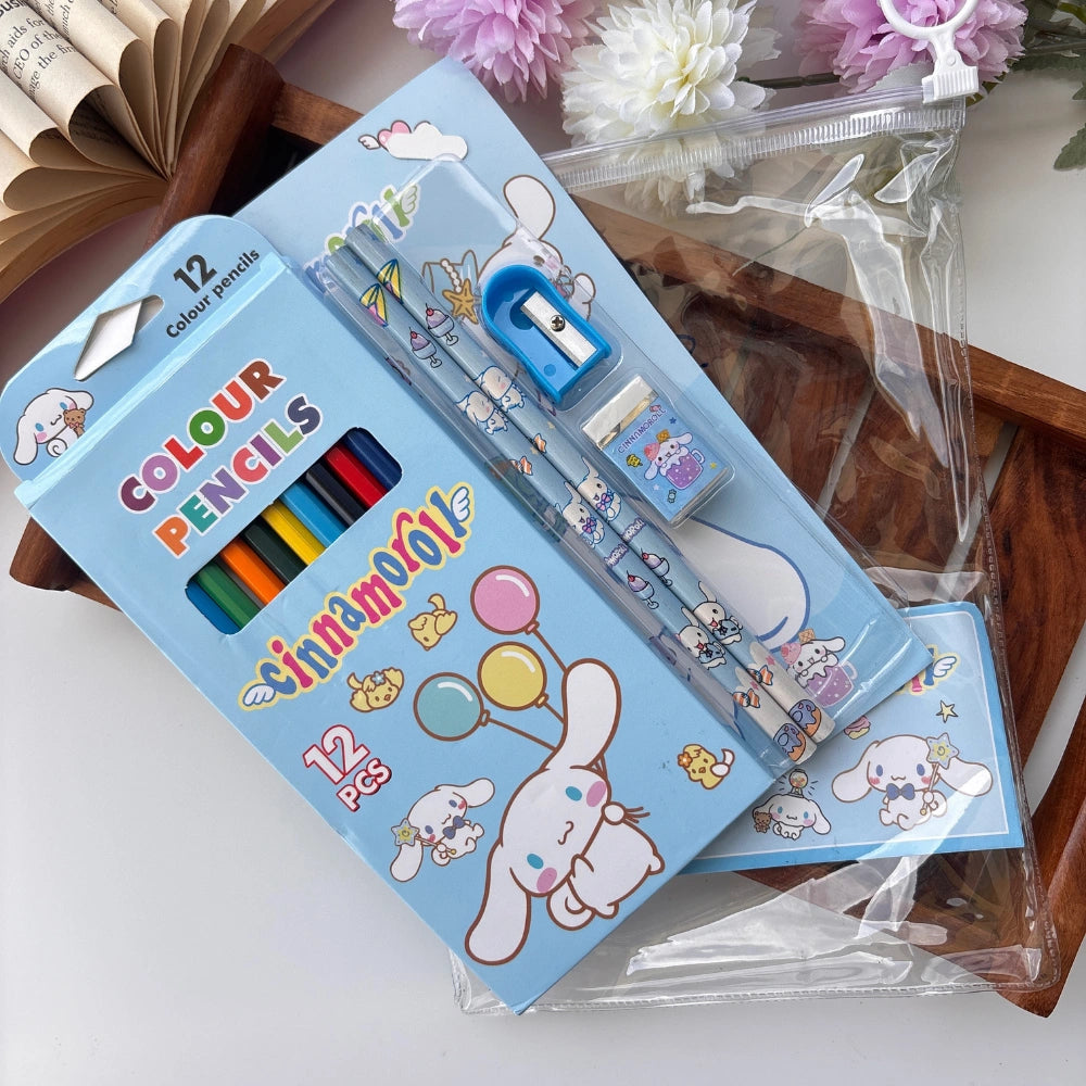 Pencil Colours Set – Vibrant Shades ✏️🌈