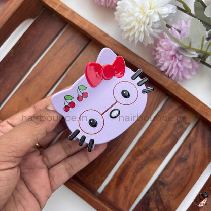 Cute Kitty Cartoon Hair Claw Clip – Large