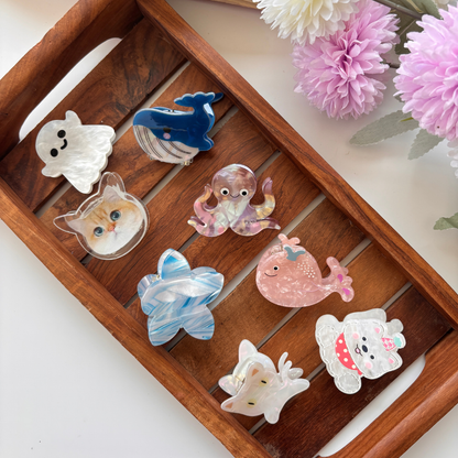 Cute Character Hair Claw - Small