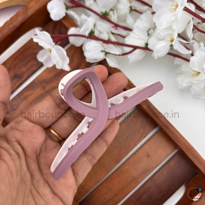 Dual Colour  Loop Hair Claw - Large