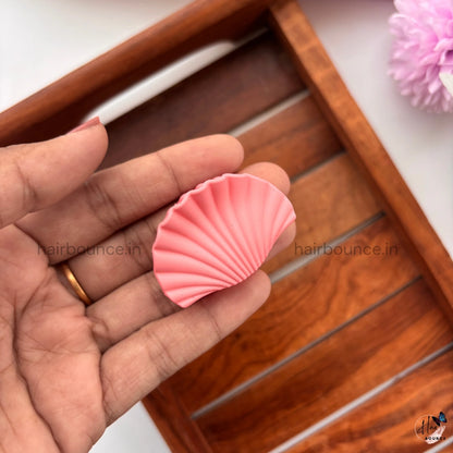 Pastel Shades Shell Hair Claw – Small