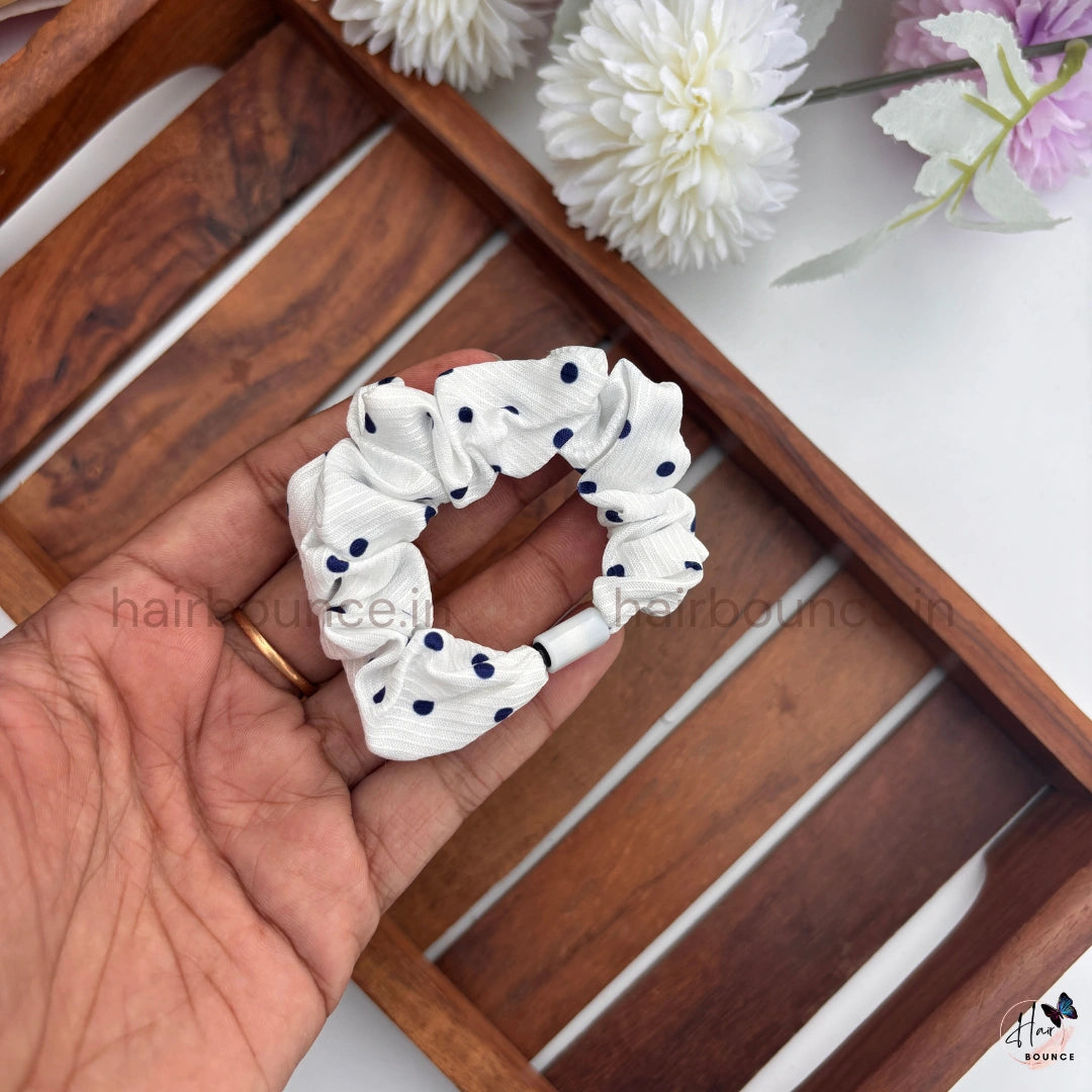 Classic Printed Fabric Hair Scrunchies for Women & Girls