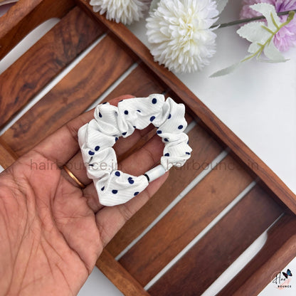 Classic Printed Fabric Hair Scrunchies for Women & Girls