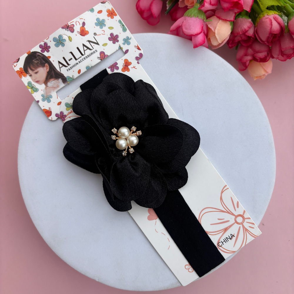 New Born Flower Pearl Headband