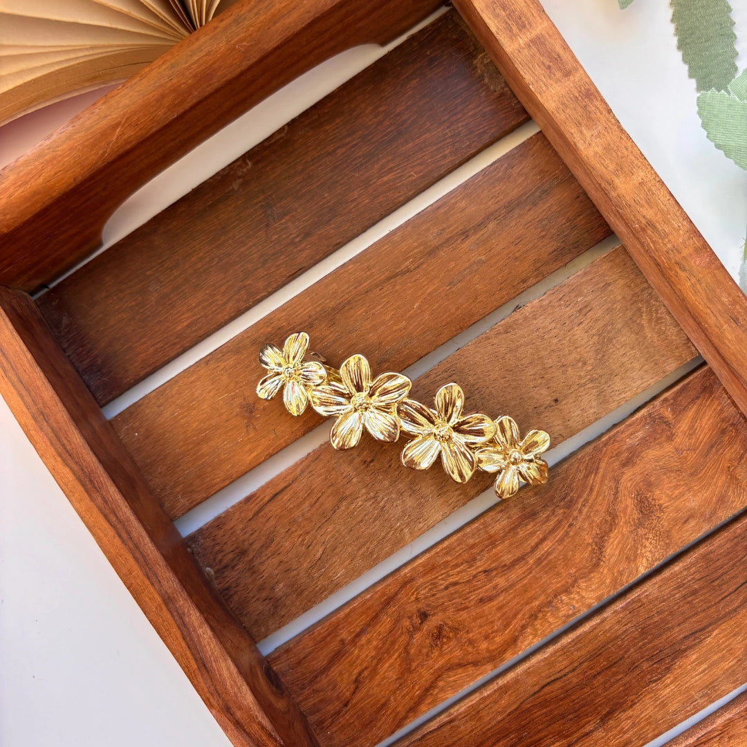 Flower Metal Center Clip