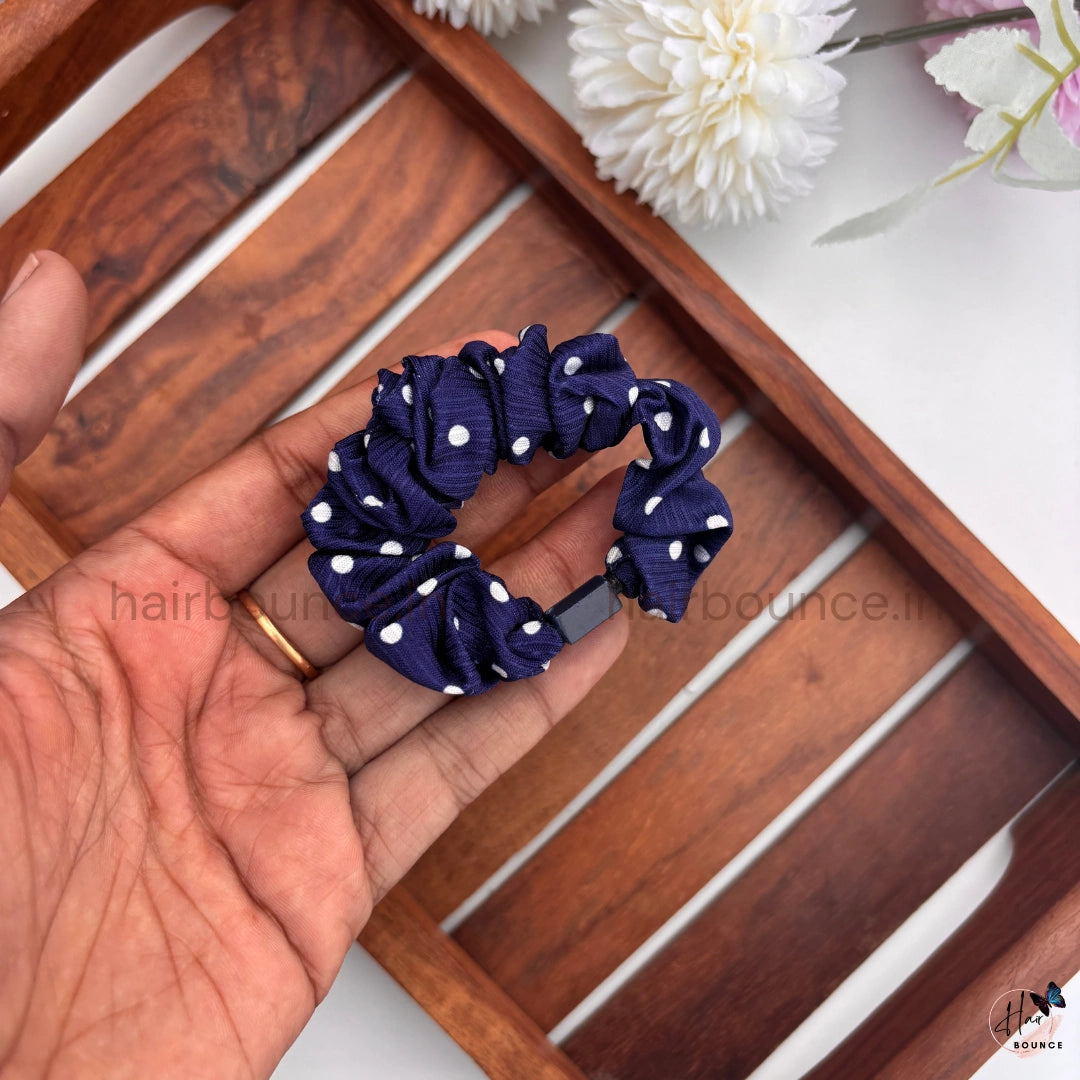 Classic Printed Fabric Hair Scrunchies for Women & Girls