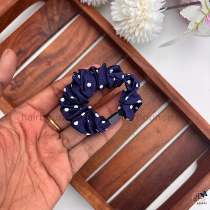 Classic Printed Fabric Hair Scrunchies for Women & Girls