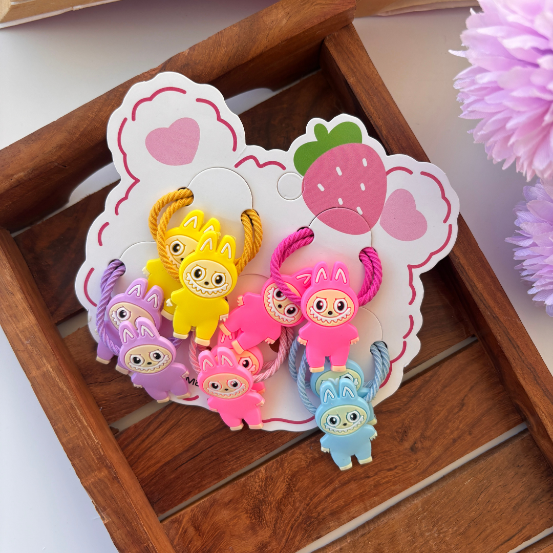 Cute Rubber Bands - Set of 5 Pairs