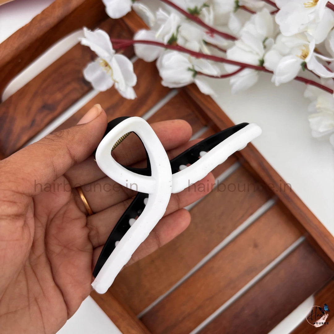 Dual Colour  Loop Hair Claw - Large