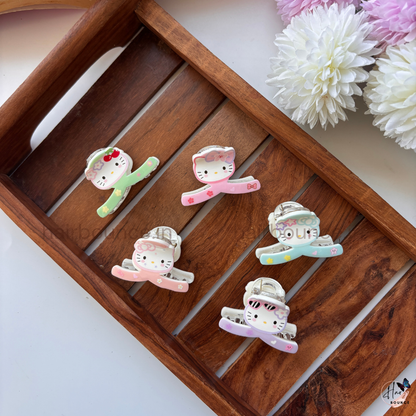 Hello Kitty Stretch Pose Hair Claw – Small