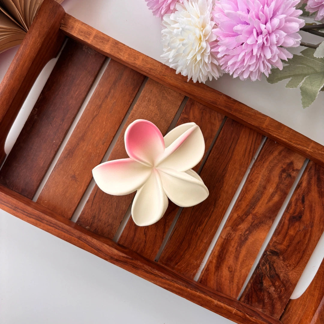 Dual Shade Lilly Flower Hair Claw – Large