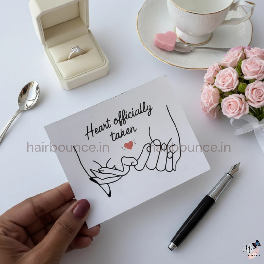 Heart Officially Taken Card
