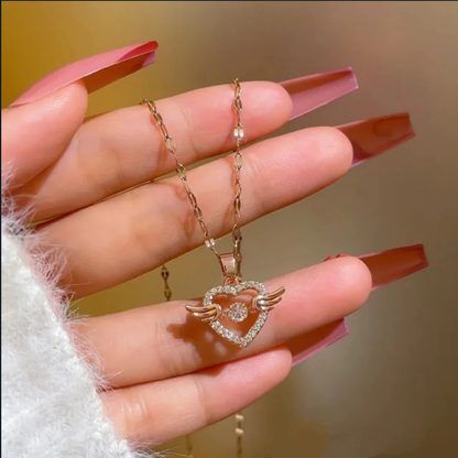 Rose Gold Heart Necklace