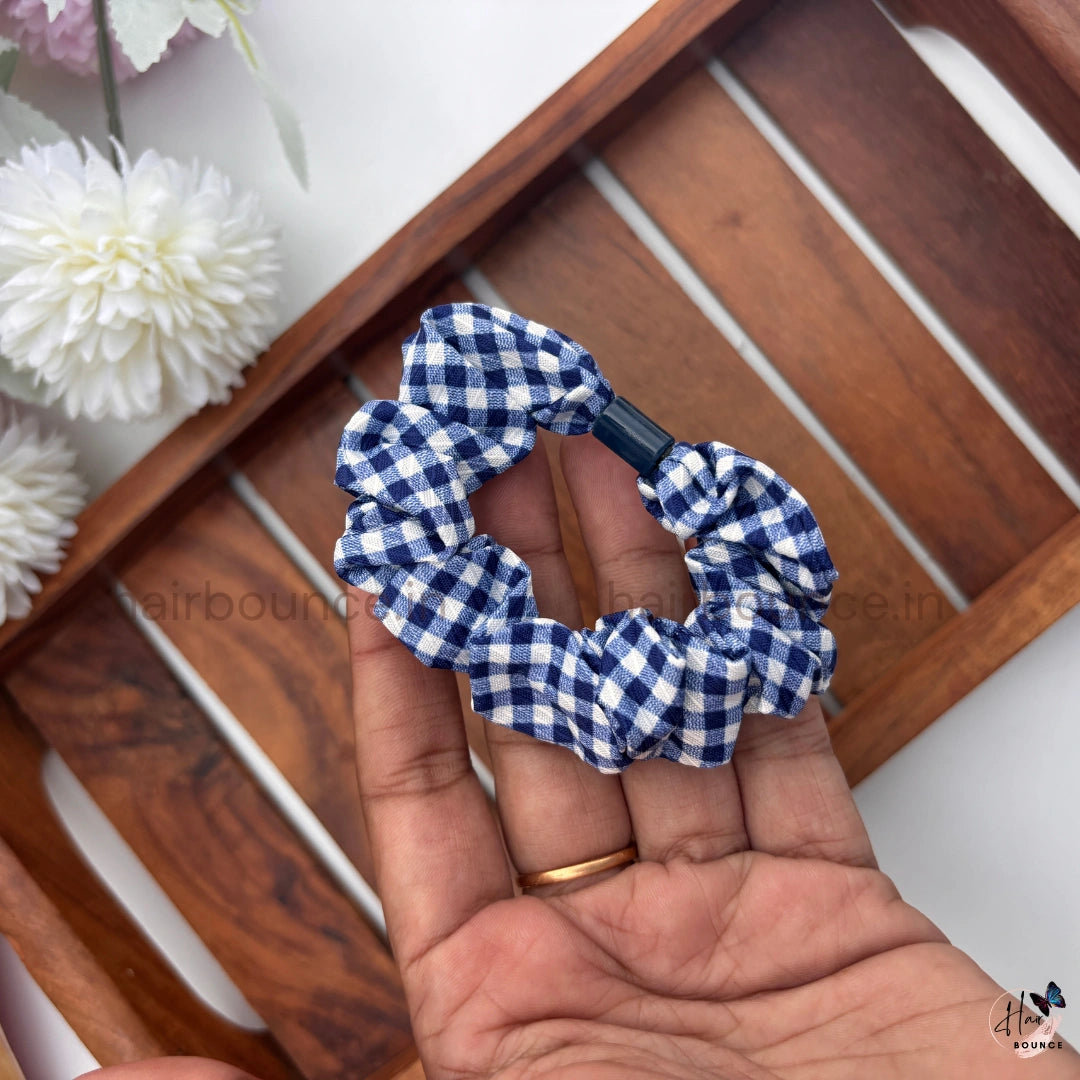 Classic Printed Fabric Hair Scrunchies for Women & Girls