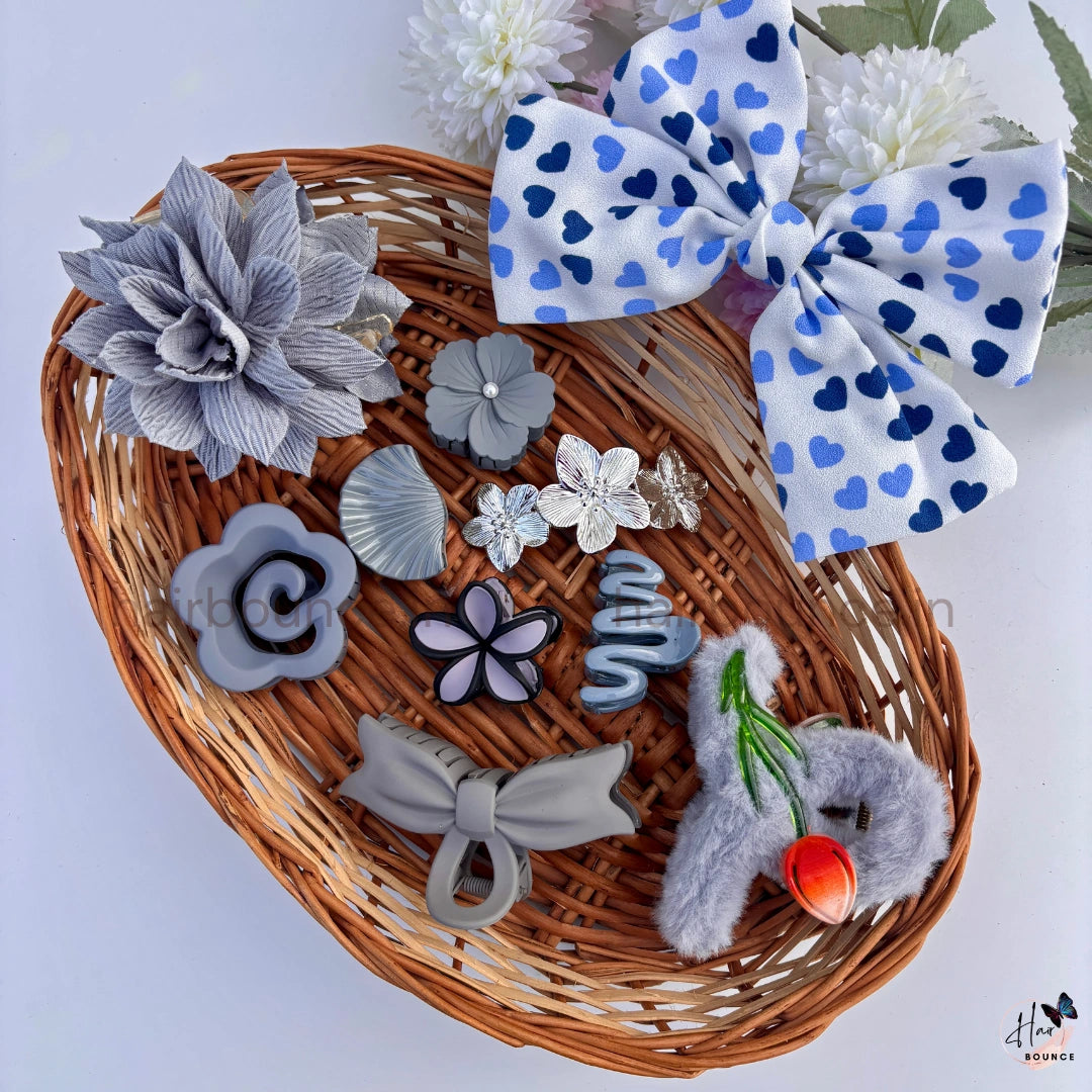 Silver Mist Hair Accessory Hamper
