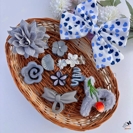 Silver Mist Hair Accessory Hamper