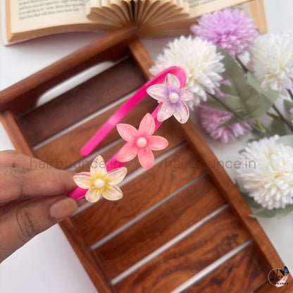Glossy Star Flower Headband