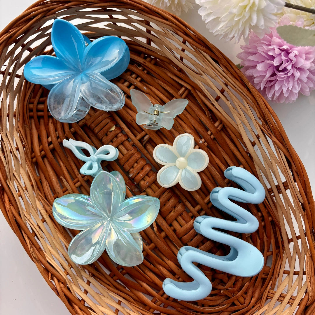Ocean Breeze Hair Clip Set