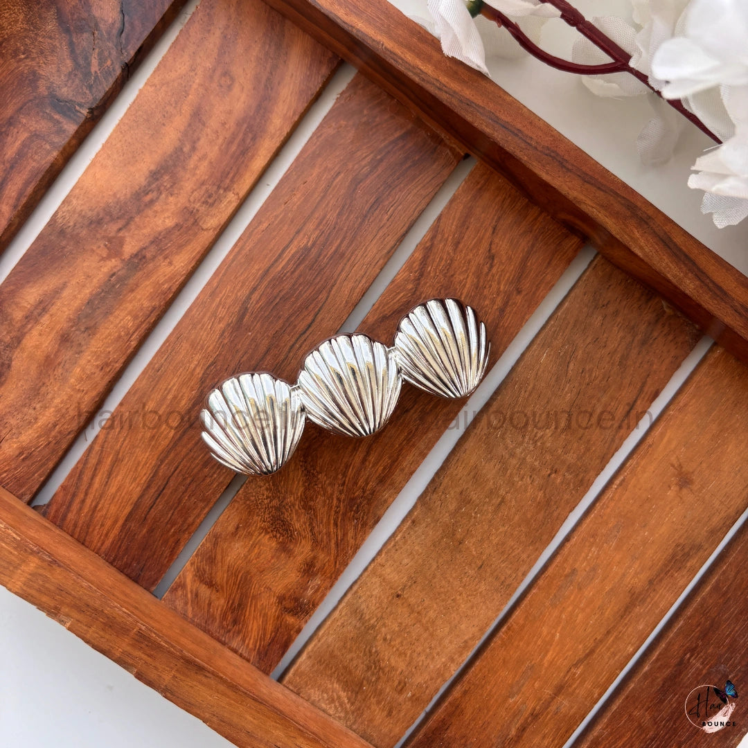 Shell Shine Metallic Center Hair Clip