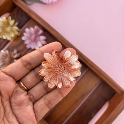 Sunset Bloom Hair Claw - Small
