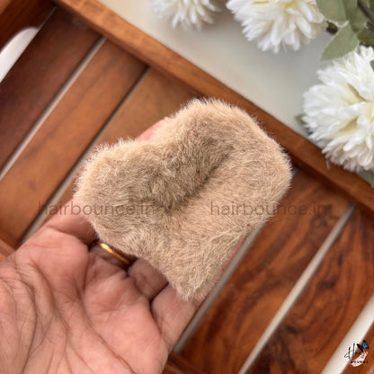 Heart Fur Hair Claw - Medium