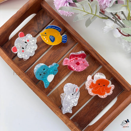 Ocean Buddies Hair Claw Set - Medium