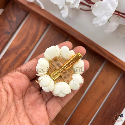 Malli Poo Floral Alligator Hair Clip
