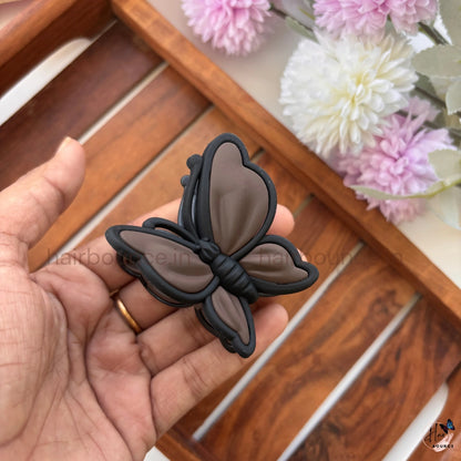 Flutter Charm Butterfly Hair Claw – Medium