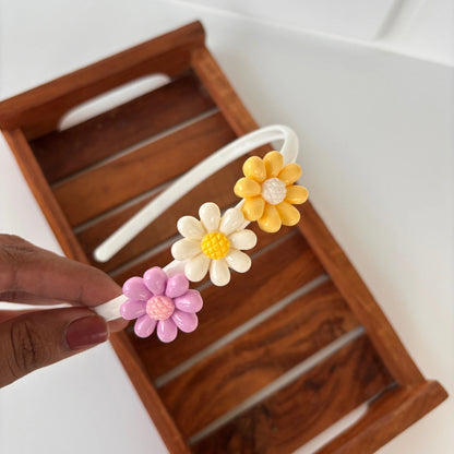 Pastel Daisy Flower Headband