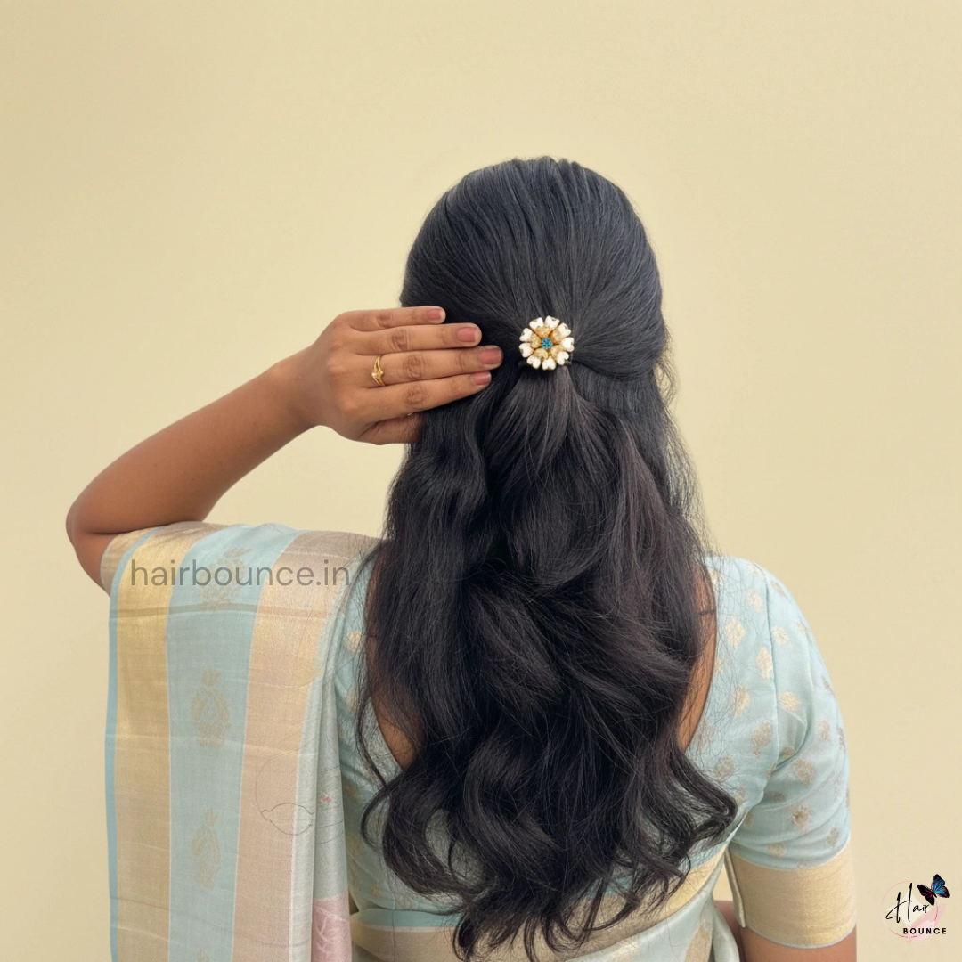 Turquoise Charm Hair Tie