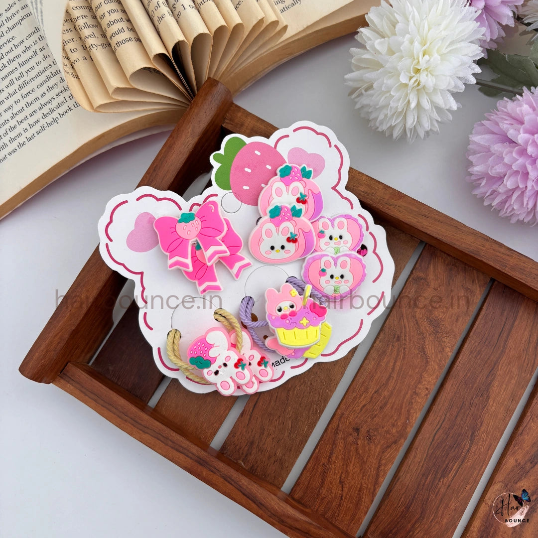 Berry Buddies Kids Hair Tie Set – Set of 5