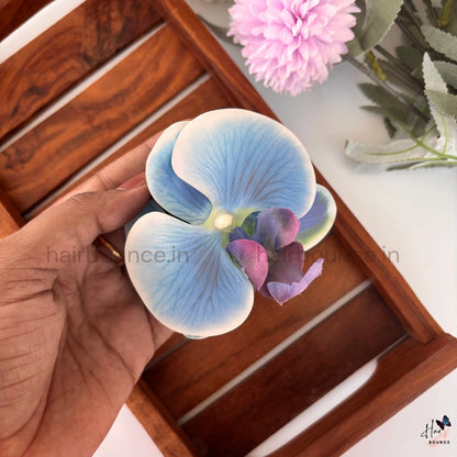 Elegant Orchid Flower Hair Claw Clip – Premium Floral Hair Accessory for Women & Girls (Large)