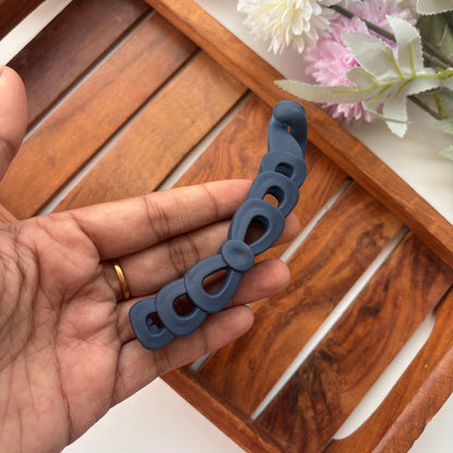 Elegant Loop Matte Banana Clip - Large
