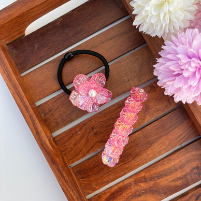 Rosy Glow Hair Set