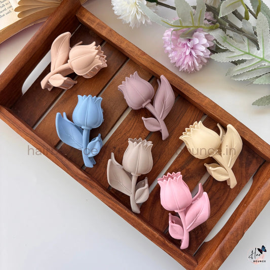 Matte Tulip Hair Claw – Medium