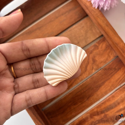 Dual Shade SeaShell Matte Hair Claw – Small