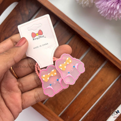 Cute Bunny Cartoon Rubber Bands