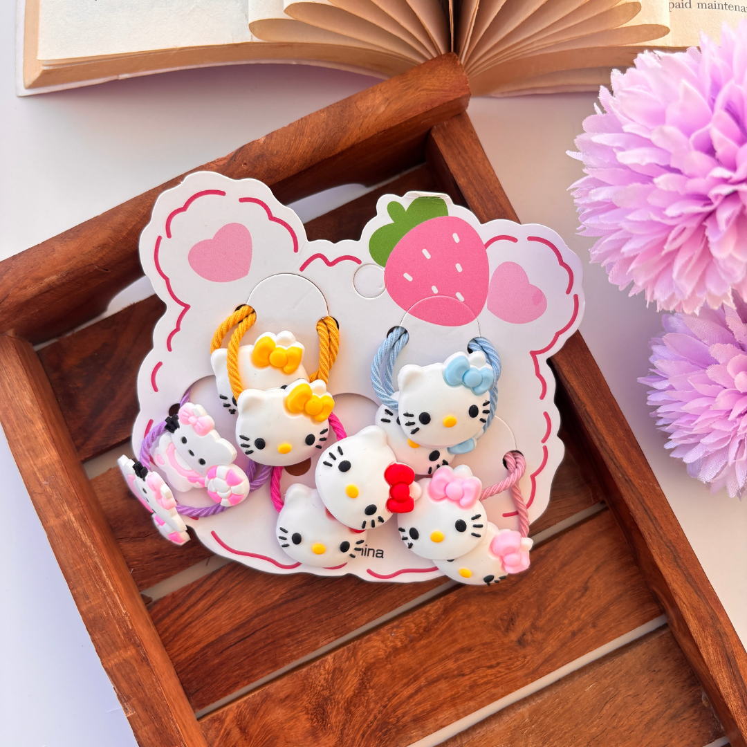 Cute Rubber Bands - Set of 5 Pairs